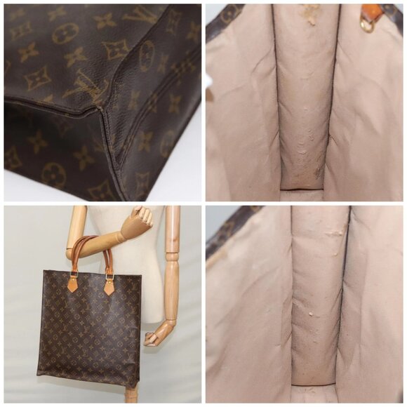 LOUIS VUITTON Monogram Sac Plat Hand Bag - Picture 14 of 14